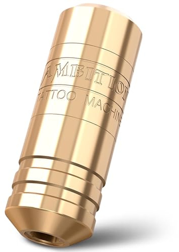 Ambition Torped Macchinetta Tatuaggi Rotativa 32mm - Penna Compatta con Motore Brushless, Cartucce Professionali e Cavo RCA per Artisti Tatuatori