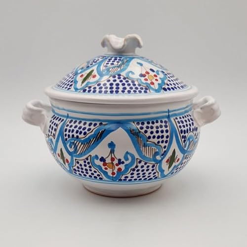 YODECO Zuppiera Marocchino Turchese Bordo