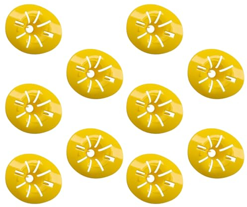 VIDSTW 10 Pezzi Trappola Vespe, Trappola Calabroni Puoi Farlo da Solo, Cattura Vespe Progettazione Modello, Per L'uso All'Aperto in Aree Ben Ventilate (Giallo)