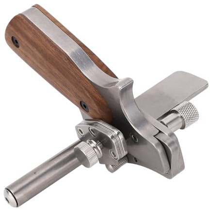 Coupe-bande de Cuir Manuel, Outil de Coupe de Cuir Portatif en Acier Inoxydable de 10 à 60 Mm, Outil D'artisanat du Cuir à la Main avec Rouleau Rotatif, échelle Métrique et