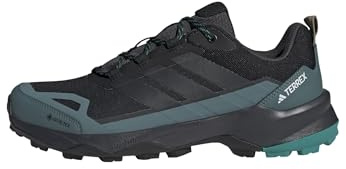 adidas Hombre Terrex Skychaser AX5 Gore-Tex Hiking Shoes, Core Black/Carbon/Pure Teal, 41 1/3 EU