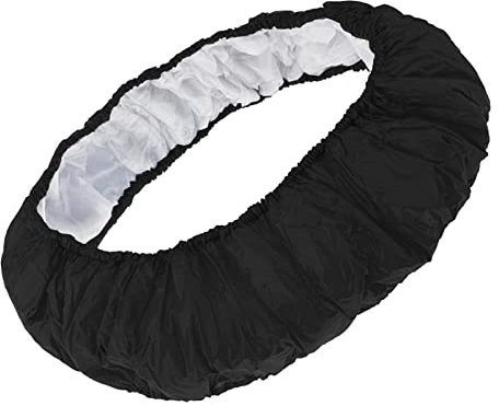 Mini Trampolin rund mit Sicherheitsschutz aus Oxford-Gewebe und reißfester Polsterung, 101,6 cm, schwarz, wasserdicht, UV-beständig, für Fitness Trampolin
