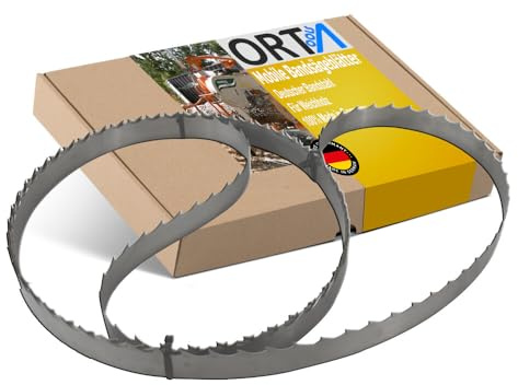ORTA Mobile Bandsägeblätter für Mobile Sägewerke, von 2760 mm bis 4260 mm, bandsägeblatt zum Schnieden von Weich und Harthölzer (22 mm Zahnteilung) (Standart, 3660 x 32 x 1,10 mm)