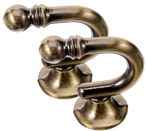 ABOOFAN Gancho para Cortina De Pared e Sujeta Cortinas Tipo u Zinc Alloy De Interior para Baño o Dormitorio