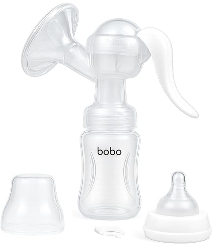 YOHKOH Extractor de leche manual, pequeño y portátil, extractor de leche materna para bebés (extractor de leche manual)