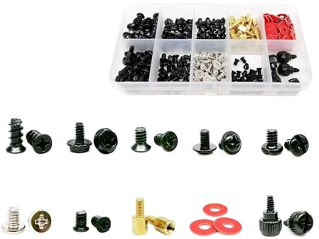 305 teile/schachtel Computer PC Gehäuse Montage Reparatur Set Kit Schraube Bolzen Abstandshalter for Festplatte Lüfter Motherboard Netzteil