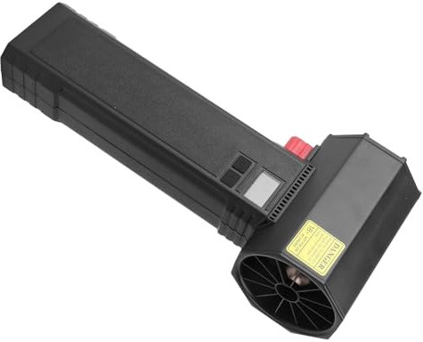 SUNGOOYUE Ventilador del Ventilador de Aire Eléctrico 50,000 RPM/Min/Empuje 1600 G Recarga para Automóviles, Limpieza Industrial con Luz LED (Enchufe de la UE)