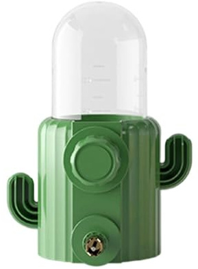 Distributeur d'eau pour oiseaux de grande capacité 250 ml - En forme de cactus - Anti-fuite - Accessoire d'arrosage monté