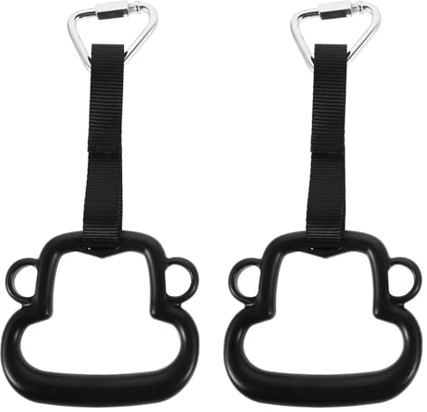 minkissy Anelli da Ginnastica Altalena per Ragazzo Ragazza Anelli da Appendere Forma di Scimmia Ninja Attrezzature per Esercizi da Interni ed Esterni Accessori per Ginnastica