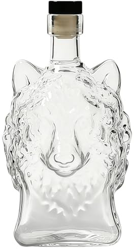 Decantadores Para Licores Divertida Licorera Para Cóctel Con Cabeza De Lobo