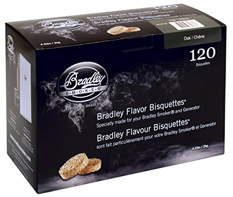 Bradley Smoker btok120 Chêne bisquetten 120 Pack
