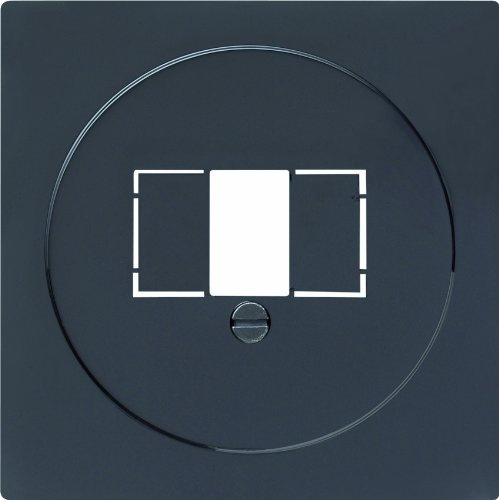 Gira 027647 Abdeckung TAE mit Stereo und USB S, schwarz