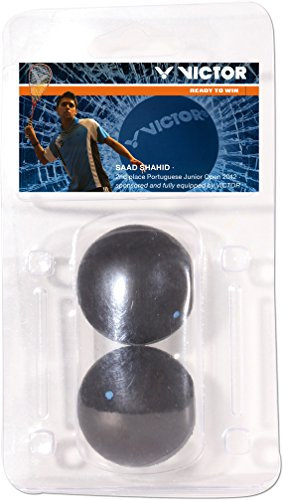 VICTOR Squashball, medium, rot - 2er Pack | Blisterverpackung