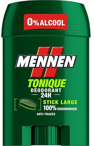 Mennen - Déodorant Stick Large Tonique 50Ml - Lot De 4 - Livraison Rapide en France - Prix Par Lot