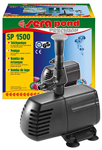 Sera Pond SP 1500 | Pompa per laghetto | Accessori per laghetti | Pompe per fontane e Giochi d'Acqua nel laghetto | Regolazione Personalizzata