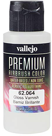 VALLEJO-62064 62040 Premium Color Auxiliar Barniz, Multicolor, 60 ml (Paquete de 1) (62064)
