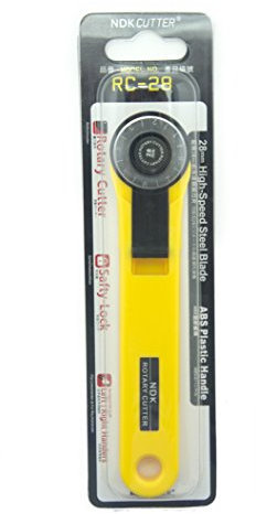Hand® NDK RC-28 Rollschneider mit 28 mm-High-Speed-Stahl Klinge und Sicherheitsschloss