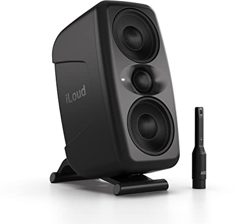 IK Multimedia iLoud MTM Amplificatore Compatto, Prestazioni Elevate in Basse Frequenze, Potenza di 100 W RMS, Risposta in Frequenza da 40 Hz a 24 kHz, Utilizza Tecniche DSP, Nero