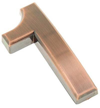 Aufkleber Hausnummer Wetterfest, 7cm 3D 0-9 Nummer Briefkasten Haustür Zahl Startnummer Zahlen Nummern Bronze DIY (1)