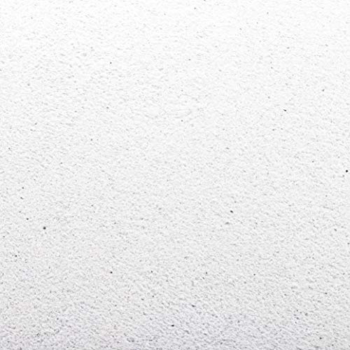 Baumwollputz Shop Baumwollputz/Flüssigtapete Schneeweiß mit Silberschimmer 4 m