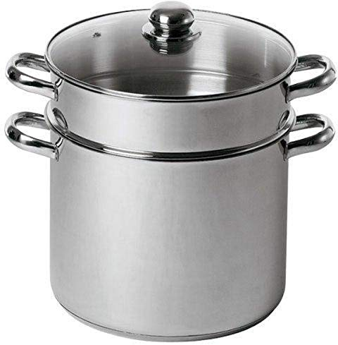 Eisenbach – Couscous Pan 12L / Couscous / Steamer – Stainless Steel – All Sources of Heat