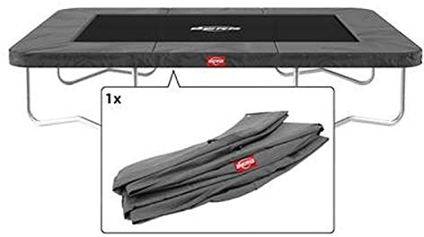 BERG Trampolin Schutzrand rechteckig Federabdeckung 280 x 190 cm Randabdeckung Grau - Ultim Favorit Regular