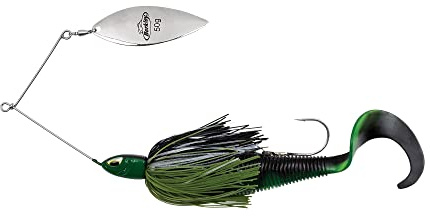 Berkley Zilla Spinnerbait - Spinner à Palette pour la Pêche en Eau Douce des Carnassiers, Brochet, Perches, Sandre, 25 g, Algues perdues