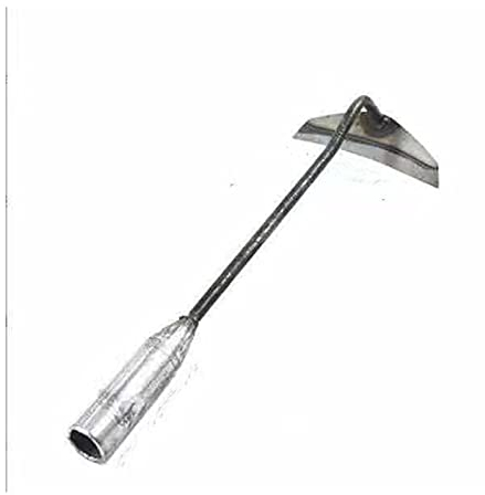 FHYTGBS Garten Hacke - Words Hand Hacke Alte Mangan-Stahlplatte Hacke Hohe Hacke Alle Stahlverdickung Words Tool Farm Gartenwerkzeug (Size : No 4)