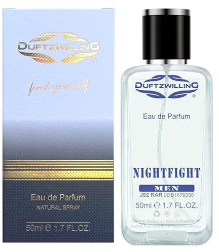 NIGHTFIGHT Eau de Parfum für HERREN | J92 Men RAR | EdP Spray Männerduft Parfüm Duftrarität Vintage-Duft - legendärer Herrenduft (Angebot 50ml - Amazon Special)