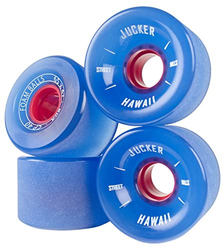 JUCKER HAWAII Longboard Rollen/Wheels STREETBALLS - Foam Balls Blue