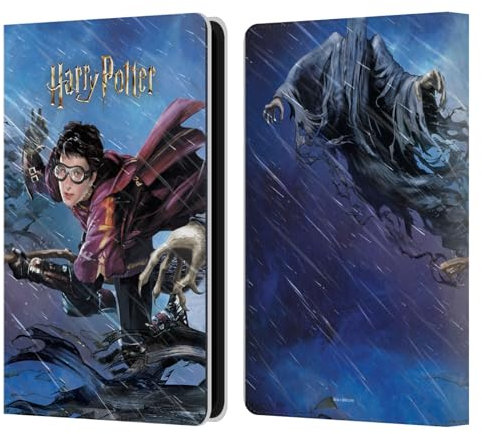 Head Case Designs Offizielle Harry Potter Quidditch 1 Prisoner of Azkaban II Leder-Wallet-Hülle Kompatibel mit Kindle Paperwhite 5 (2021)