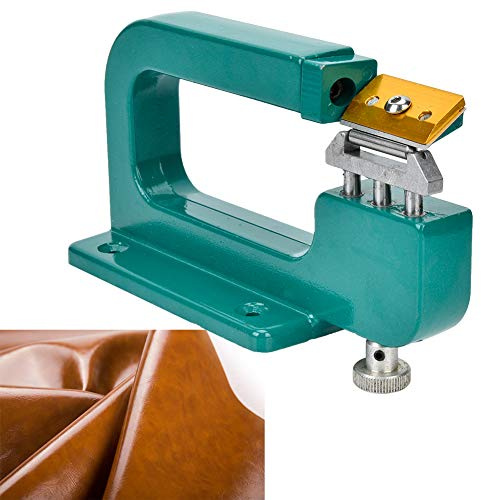 Máquina de Biselado de Cuero, Máquina de Biselado de Bordes Artesanales de Cuero, Herramienta Peladora de Divisor de Reparación de Cuero para Suministros de Artesanía en Cuero