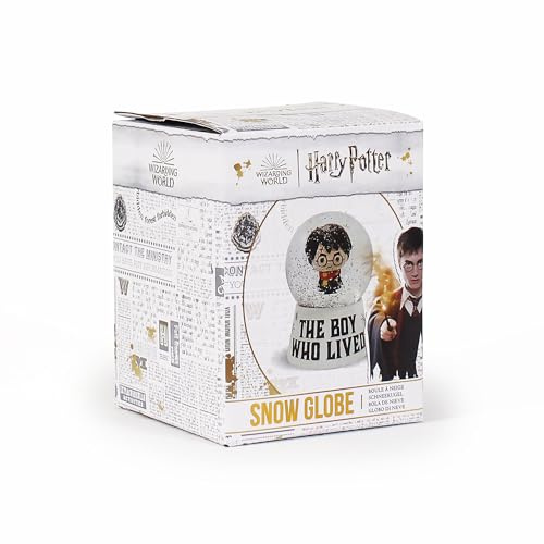 Half Moon Bay Bola de Nieve Harry Potter - Bolsa de Cristal 6cm con luz led - Decoración Harry Potter - Licencia Oficial