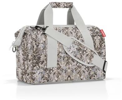 reisenthel Allrounder M snake sand - - borsa da viaggio, formato cabina, con ampia apertura e tasche interne (18L)