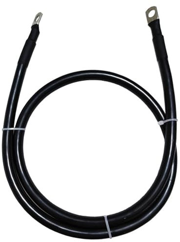 Pangyoo Elektrischer Draht 20 cm 8/6/4/2 AWG Kupferdraht mit Kabelschuhen 10/16/25/35 mm quadratisches Batterieanschlusskabel for Wechselrichter-Batterieserien-Parallelanschluss (Size : M8-8.5mm,