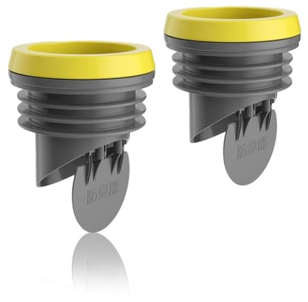 Paociuro 2 Anelli per per Flange per WC con Valvola di Prevenzione del Riflusso - per Ciotola per Spessa Adatto A Linee di Scarico da 3,2-4 Pollici