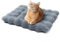Mora Pets Katzendecke für Katzen Katzenkissen Flauschig Katzenbett Waschbar und rutschfest Katzen Decke Warme Kuscheldecke für Kleine Mittelgroße Grosse Katzen Grau 56 x 35.5 cm