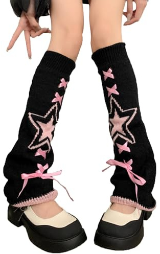 WODECASA Damen Gothic Leg Warmers Beinwatscher