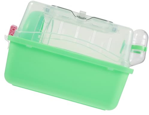 Sosoport Hamsterkäfig Großer Käfig Für Hamster Ratte Mit Trinkflasche Und Laufrad Kunststoffwanne Abnehmbar Für Kleine Haustiere Haustiervilla Mit Zubehör Für Tägliche Aktivitäten