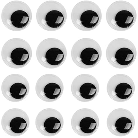 8 Stück wackelaugen selbstklebend wackelaugen groß craft kulleraugen selbstklebendes bastelzubehör diy-augenaufkleber googly eyes klein bastelaugen,bastelbedarf klebeaugen selbstklebend glubschaugen