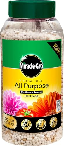 Miracle-Gro All Purpose Continuous Release Plant Food 900g | Feeds Plants for Up to 6 Months | Ideal for Pots, Beds & Containers | Slow-Release Fertiliser for Healthy Growth