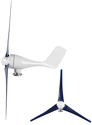 YWBL-WH 800W Small Wind Generator Turbines Kit, Marine Home Charging 3 Blades Power Parts, Practical Tool with High Wind Utilization Rate for Boats, Terraces, Cabins (48V)