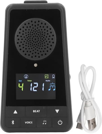 Bluetooth -Lautsprecher Metronome Digital wiederaufladbar elektronische universelle tragbare drahtlose Beat -Mixer mit Stimmzählungen Switch leistungsstarkes Sound Clear LED