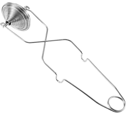 MUELODSIC Setaccio per Farina in Acciaio Utensile Cucina Resistente e Setaccia Farina Manuale con Rete Fine per Forno per Ristoranti Pasticcerie e Uso