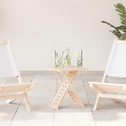 Ziaphsol Table basse marron, 33 x 33 x 40,5 cm, en bois massif noyer, carrée, robuste, design minimaliste, table d'appoint moderne pour boissons, livres