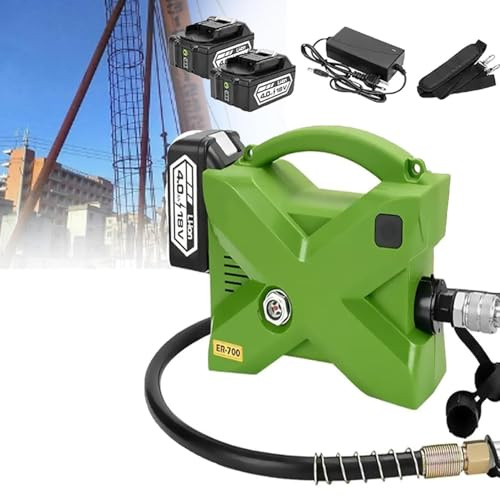 YXFAZPP Pompa idraulica elettrica a Doppio Effetto con Cinghia, centralina elettrica della Pompa idraulica 70Mpa 10152PSI, Lavoro con la Macchina di punzonatura/Piegatura/martinetto