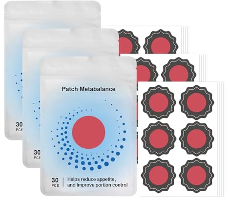 Abnehmpflaster, 90 Stück Metabalance Patch, Abnehmen Schnell Fettverbrenner, 2026 SlimmingPatchs, Diskret Hautfreundlich für Stoffwechselgleichgewicht, Sanfte Beruhigung für Alle Körpertypen
