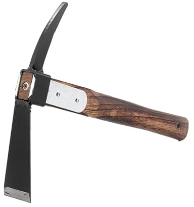 BLWOTMOR Zappa Giardino Mano Rastrello Coltivatore Carbonio Acciaio Impugnatura Antiscivolo Adatto Piantare Aiuola Vaso Balcone Orto Casa, Style B