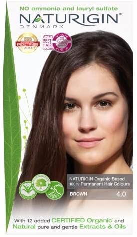Braun 4.0 permanente Haarfabe mit natürlichen Inhaltsstoffen - Ohne Ammoniak