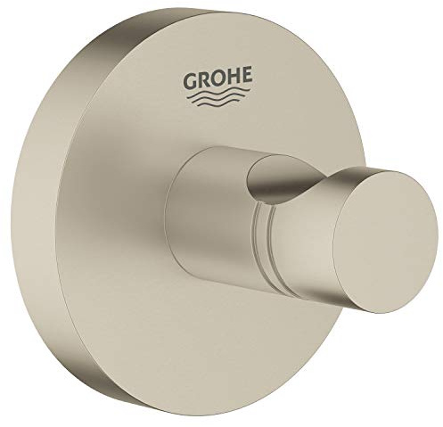 Grohe 40364EN1 Essentials Bademantelhaken, Nickel gebürstet